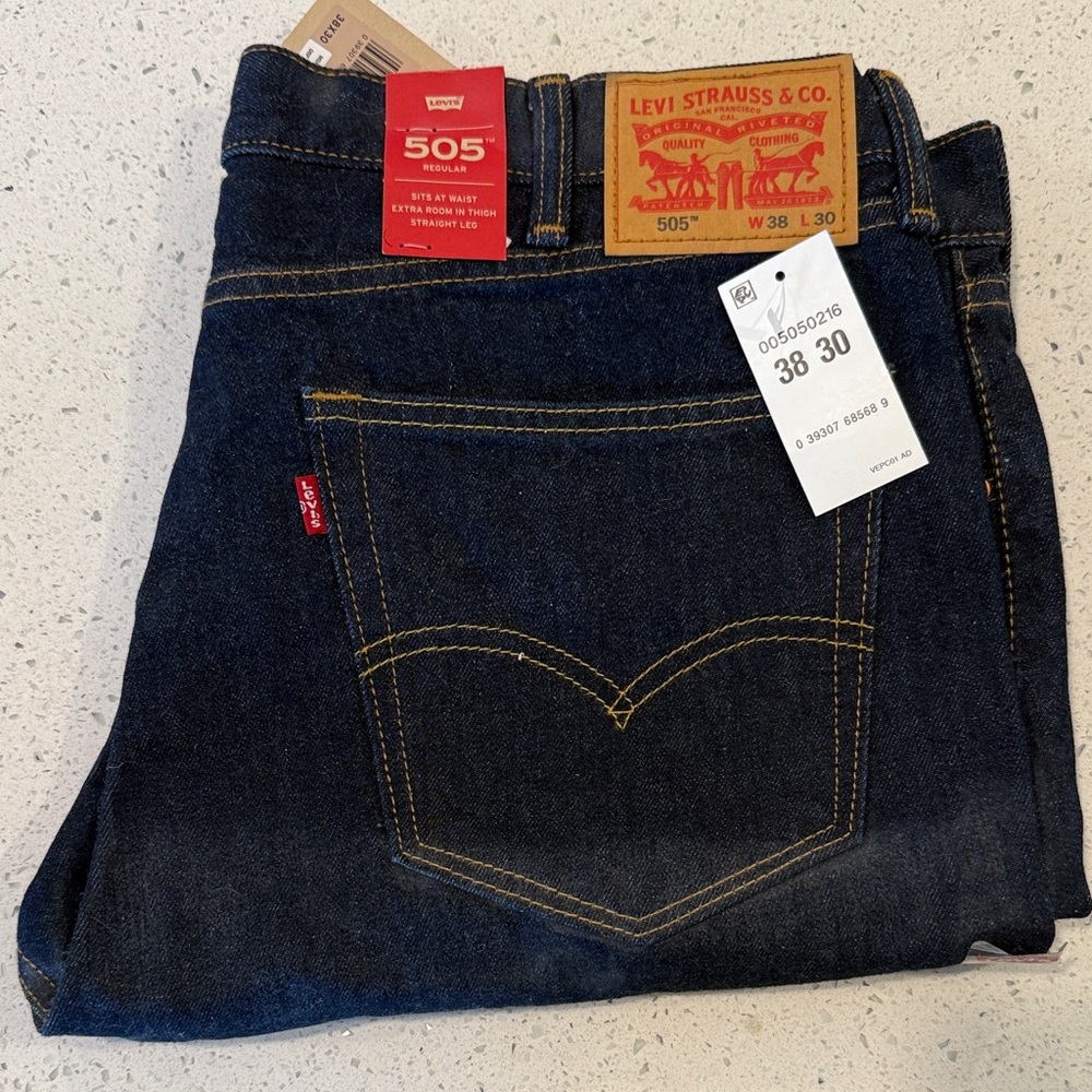 Levi's Men's Classic Indigo Straight Jeans